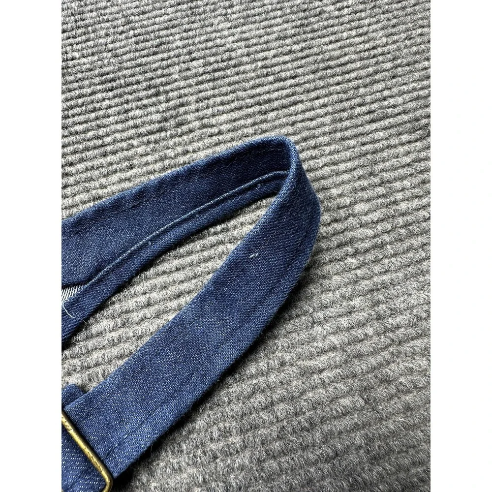Round House Overalls Teens 14 Blue Denim Adjustable Straps Made‎ USA Workwear